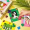 177-Piece Spring Foam Picture Frame Craft Kit - DIY Photo Frame Set with Flower & Butterfly Stickers - Creative Art Project for Kids, Classroom Activities, and School Bulletin Board Decor